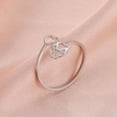 thumbnail image 6 of Pet Memorial Ring Silver 316L Stainless Steel Cat Dog Paw Print Heart Band, 6 of 6