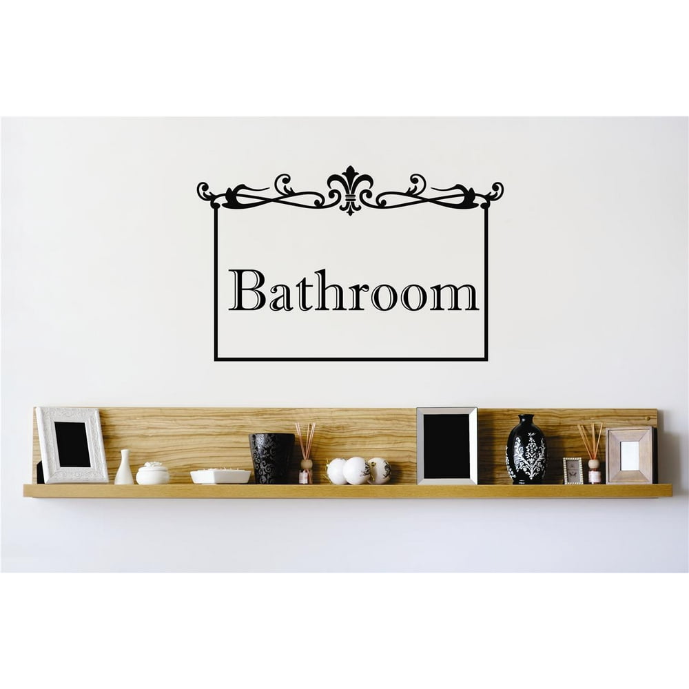 Custom Wall Decal Peel & Stick Sticker Bathroom Bathroom Tub Sign