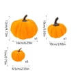 thumbnail image 3 of ¡Última Oportunidad de Ahorro!, Paquete de 7 pequeñas calabazas artificiales realistas de cucurbitáceas para cultivo de otoño, para el jardín del hogar, decoración de Acción de Gracias o Halloween, 3 of 9