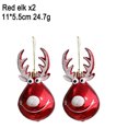 thumbnail image 2 of Adornos navideños, diseño de alce, bolas colgantes, accesorios de fiesta para decoraciones de árboles de Navidad, 2 of 5