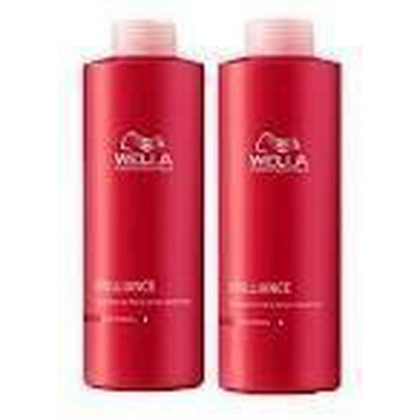 Wella Invigo Brilliance Shampoo & Conditioner for Coarse Colored Hair 33.8  oz Pumps - Walmart.com