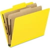 Pendaflex, PFX1257Y, Pressguard Classification Folders, 10 / Box, Yellow