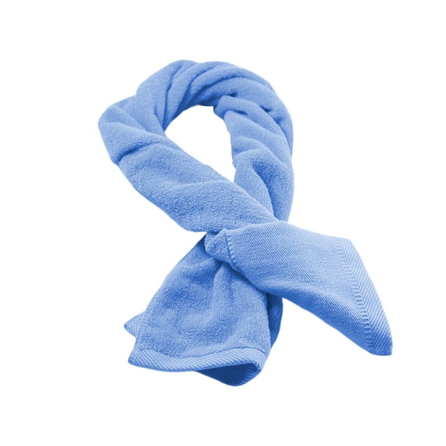 Serviette de Plage Turque 32X110Cm Serviette de Sport Serviette de Sueur Bleu Clair