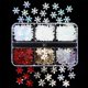 thumbnail image 1 of 2 Copos de nieve lentejuelas de uñas vacaciones árbol de Navidad lentejuelas de uñas estrella calcomanía de uñas, 1 of 5