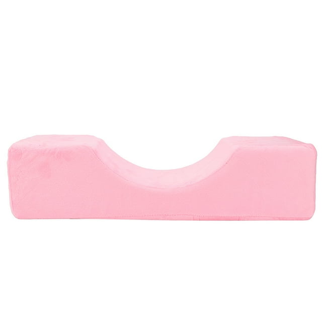 Oreiller de Salon de Beauté, Oreiller d'Extension de Cils Confortable 2 Couleurs, pour Greffage de Cils Usage Professionnel Usage à Domicile Salon Rose, Rouge Rose