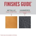 thumbnail image 6 of 2 Pack, Black, Rust-Oleum Stops Rust Hammered Paint- Quart, 6 of 9