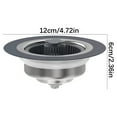 thumbnail image 2 of 2025 Stainless Steel Kitchen Sink Bounce Core Drains Filter Screen, 2 of 6