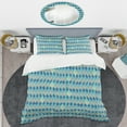 thumbnail image 2 of Designart 'Retro Abstract Design XV' Mid-Century Modern Duvet Cover Set, 2 of 4