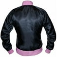 thumbnail image 4 of Blouson Bombardier Rose Blouson Bombardier Femme Blouson Bombardier en Satin Rose Blouson Bombardier Ma1 Blouson Femme Blouson Bombardier Rose Femme Blouson en Satin Rose Taille m, 4 of 5