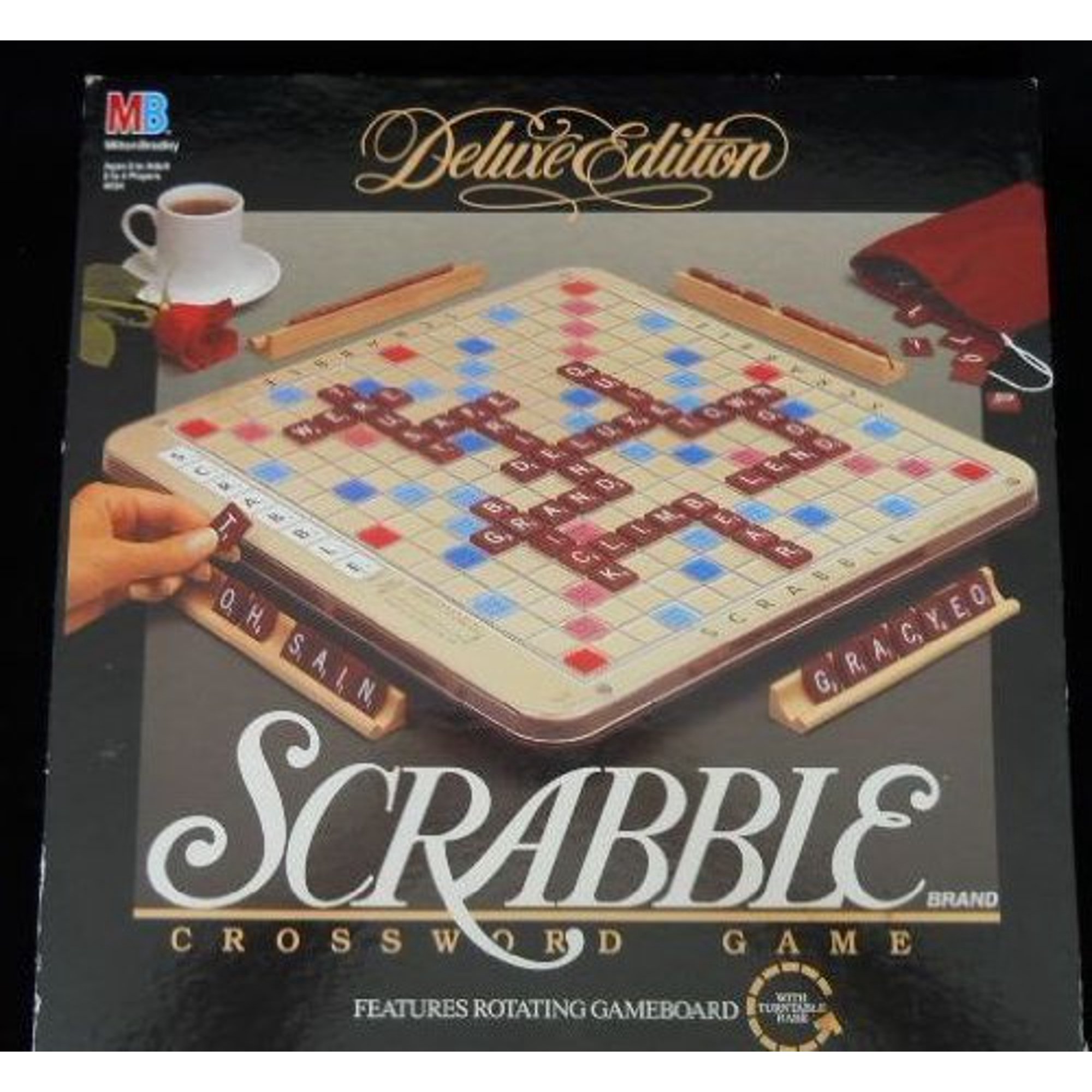 Scrabble Deluxe Turn Table Board Game 1999 Edition Walmart Canada