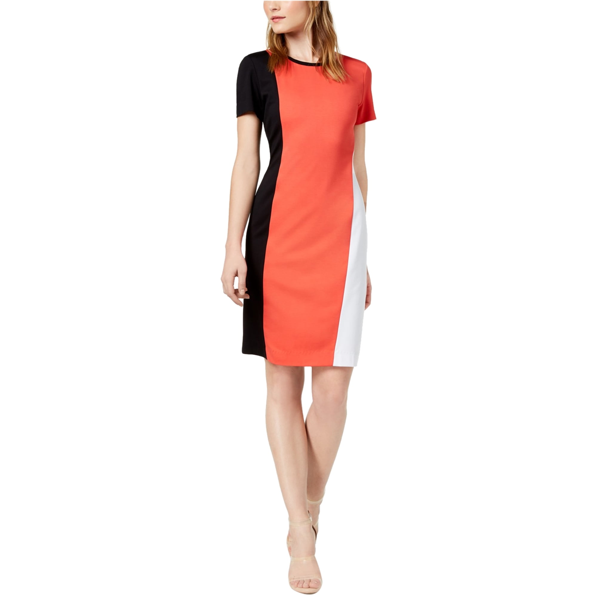 Bar III - bar III Womens Colorblocked Bodycon Dress, Red, XX-Large - Walmart.com - Walmart.com