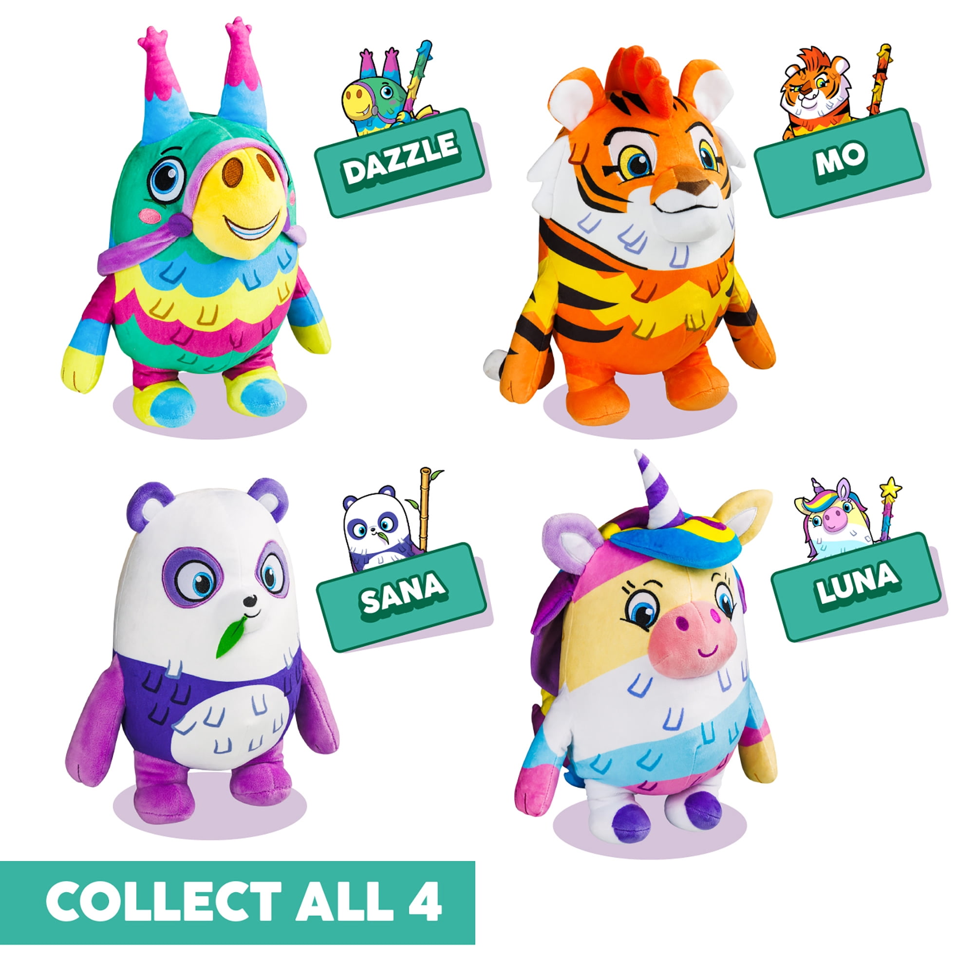 Piñata Smashlings Huggable 12" Plush Luna The Unicorn - Series 1