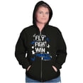 thumbnail image 3 of US Air Force Fly Fight Wind Pride Zip Up Hoodie Men's Women's Brisco Brands S, 3 of 6