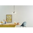 thumbnail image 5 of 52700PN Kichler Lighting Silvarious - 3 Light Chandelier-9.5 Inches Tall and 16.5 Inches Wide-Polished Nickel Finish-Clear Crackle Glass Color, 5 of 9