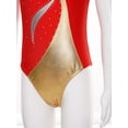 thumbnail image 7 of Alvivi Kids Girls Shiny Diamond Sleeveless Gymnastics Ballet Dance Leotard Skating Athletic Bodysuit Red 12, 7 of 7