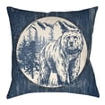 thumbnail image 5 of Artistic Weavers Lodge Cabin Bear Throw Pillow, 5 of 7
