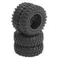 thumbnail image 4 of FLAMEEN 1/10 Wheel Tire, 2Pcs RC Rear Tires For RC Accessories For WPL D12 1/10 RC Trucks, 4 of 8