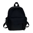 thumbnail image 4 of HJYCHN Boys Backpack Solid Color Woven Tassel Charm Small Daypack Lightweight Back to School Supplies for Kids Backpack for Girls Black, 4 of 7