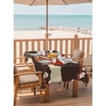thumbnail image 2 of Outdoor Tablecloth with Umbrella Hole for Patio/Picnic/Party/Camping, Japanese Style Waterproof Table Cloth Rectangle Table Cover Washable, Modern Cranes Cherry Flower Wave Brown (60"x 120"), 2 of 8