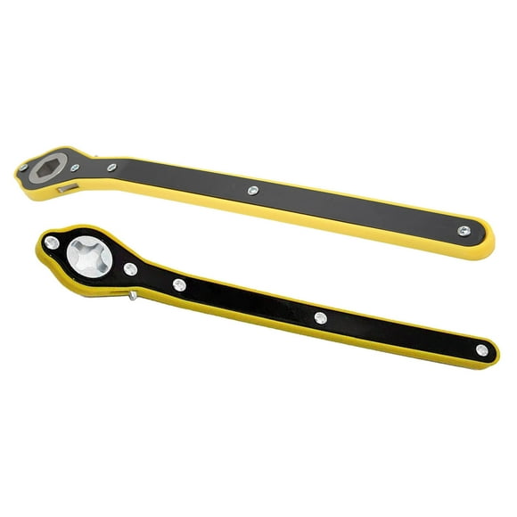 Car Jack Wrench, Labor Saving Large Torsion Easy To Use Steel Long Handle Adjust Direction Tire Wheel Lug Wrench  for Truck
