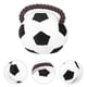 thumbnail image 2 of Juguetes de peluche de fútbol para mascotas, juguetes masticables para perros, cachorros y gatos (blanco y negro), 2 of 8