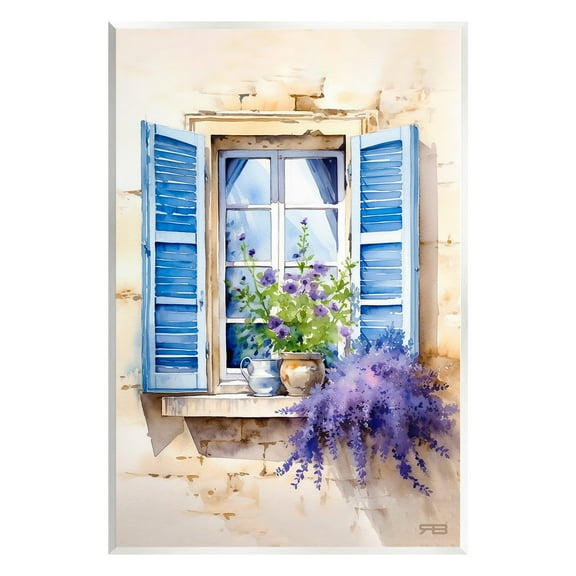 Stupell Industries Cottage Windowsill Bouquet Botanical & Floral Painting Unframed Art Print Wall Art, 10 x 15