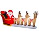 thumbnail image 1 of Inflable Navideño Holiday Time Santa en Trineo con Reno 166 cm de Altura, 1 of 4