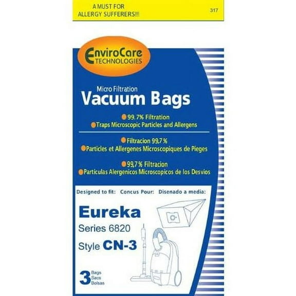Compatible with Eureka CN-3 3 Pack envirocare