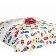 thumbnail image 2 of 6-PC Twin Complete Bed in Bag Comforter Bedding Décor Red Racing Car, 2 of 5