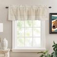 thumbnail image 1 of Boho Floral Tile Rod Pocket Curtain Valance, Vintage Beige Sounthwest Middle Century Farmhouse Window Valance for Living Room, Bedroom, Kitchen 42"W x 12"L, 1 of 8