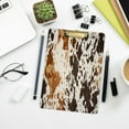 thumbnail image 5 of Coolnut Acrylic Clipboards with Low Profile Clip, A4 Standard Size 9" x 12.5" File Holder for Writing Drawing, Clip Boards for Doctors Offices, Cow Print Gifts, 5 of 7