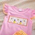 thumbnail image 6 of Quealent Toddler Baby Girl Birthday Outfit Birthday Girl Shirt Ruffle Gingham Shorts Cute Summer Clothes Cake Smash Outfits Red for Size 12-18 Months, 6 of 9