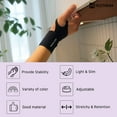 thumbnail image 5 of Slim and Colorful Wrist Brace, Flexible, Wrist Support, Wrist Pain, Adjustable, Sports, Fits Both Hands (Baby Blue), 5 of 8