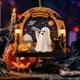 thumbnail image 4 of Uuiauoio Halloween Ghost Ornaments Spooky Cute Hanging Decor for Home Holiday Party Tree Decoration with Lantern and Black Cat Theme, 4 of 6