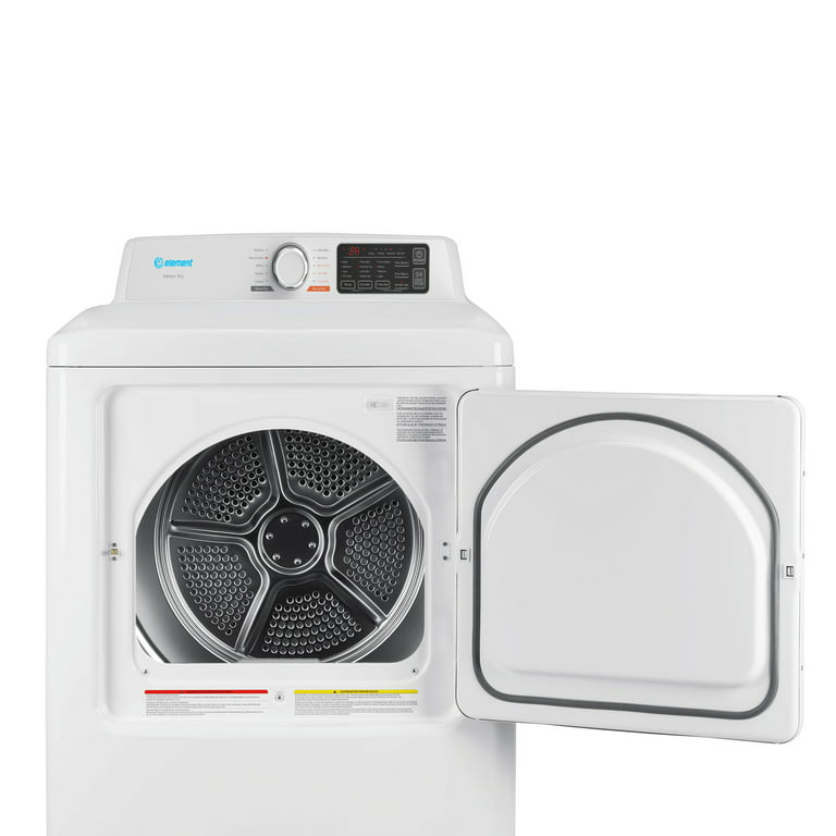 Element Electronics 6.7 cu. ft. Front Load Gas Dryer in White, Sensor Dry  (ENTD1064GXBW)