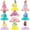 FW03, variant on Moana Birthday Honeycomb Centerpiece Party Decorations – Colorful Table Décor for Kids and Adults, Baby Shower, Wedding, Holiday Celebration, 9-Piece Set