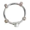 thumbnail image 4 of Accesorio de boquilla nebulizadora de cabezal múltiple circular multifuncional de acero inoxidable 4 cabezas, 4 of 8