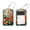 multicolored 4, variant on 2 Pcs Luggage Tags, Colorful Neon Butterfly Pattern Privacy Cover ID Label with Stainless Steel Loop and Address Card for Travel Bag Suitcase