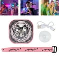 thumbnail image 3 of Lámpara de muñeca para escenario, luz de muñeca rgb con carga usb luz de la atmósfera luz usable lámpara de pulsera de escenario de bola luz ambiental luz colorida de bola de, 3 of 7