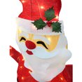 thumbnail image 3 of Santa Claus Navideño 1.2mts Con Letrero Decorativo Luz Led, 3 of 5