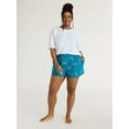 thumbnail image 2 of Joyspun Women's Woven Pajama Boxer Shorts, Sizes XS to 3X, 2 of 6
