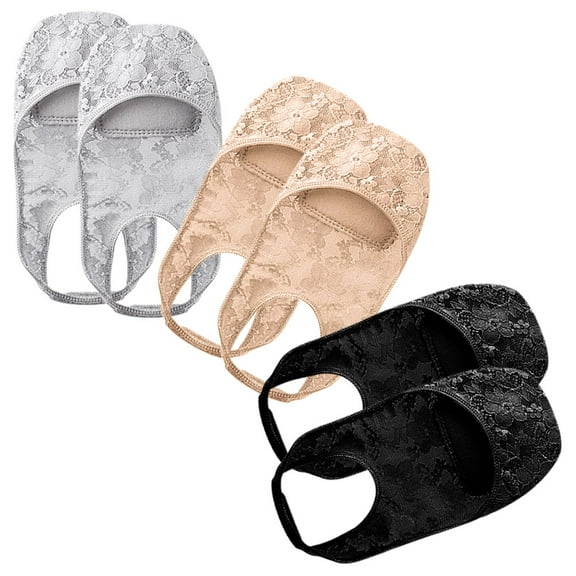 Worgeous  3 Pairs Women Socks Pumps Good Elasticity Girl Child