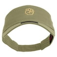 thumbnail image 5 of Fist Logo Embroidered Cotton Twill Sun Visor - Khaki OSFM, 5 of 5