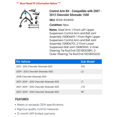 thumbnail image 2 of Control Arm Kit - Compatible with 2007 - 2012 Chevy Silverado 1500 2008 2009 2010 2011, 2 of 2