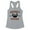 Heather Grey, variant on Spooky Squad Tank Top Fitted Racerback Women's Large White