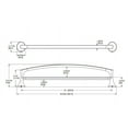 thumbnail image 2 of Pfister Btbrh2 Rhen 26-3/8" Towel Bar - Chrome, 2 of 2