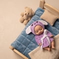 thumbnail image 4 of 1 Pcs 4 Inch Mini Baby Dolls Lifelike Realistic Baby Dolls Animal Clothes Cute Tiny Gifts for Kids Birthday Party, 4 of 5