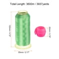 thumbnail image 2 of Uxcell Polyester Embroidery Thread Thread Spools Savers Kit, Light Green Pink, 2 of 6