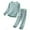 Light Green, variant on Soft Girls Pajama Set Long Sleeve Sleepwear Comfortable Kids Loungewear Outfit For Toddler And Children Cozy 5 Am Somewhere Baby