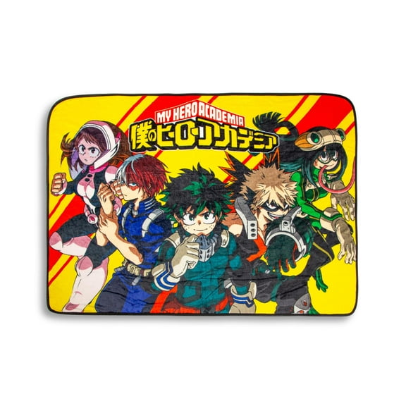 My Hero Academia Characters Fleece Throw Blanket | 45 x 60 Inches